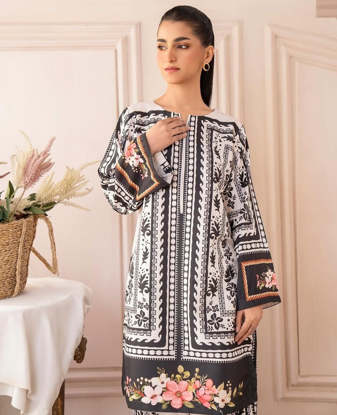 Trendy Stitched New Arrival Printed 2pc Dress For Women and Young Girls Trendy Outfit