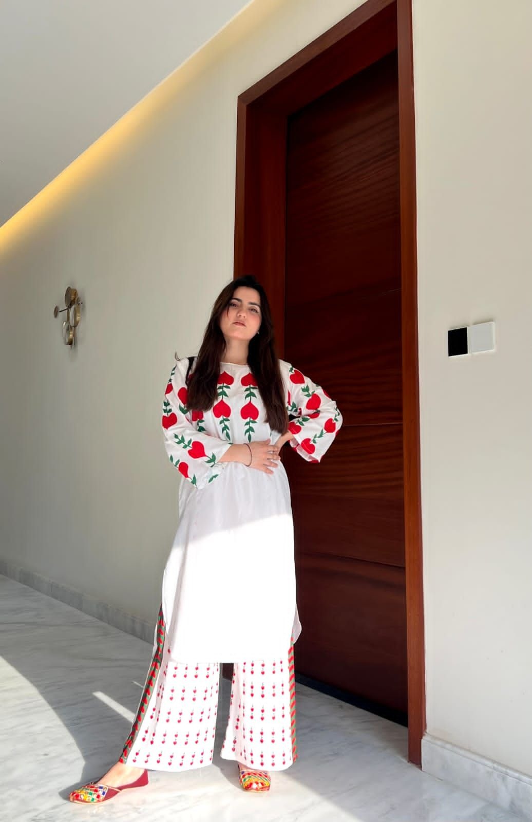 New Arrival Fine Printed 2pc Dress for Women and Young Girls Classy Outfit