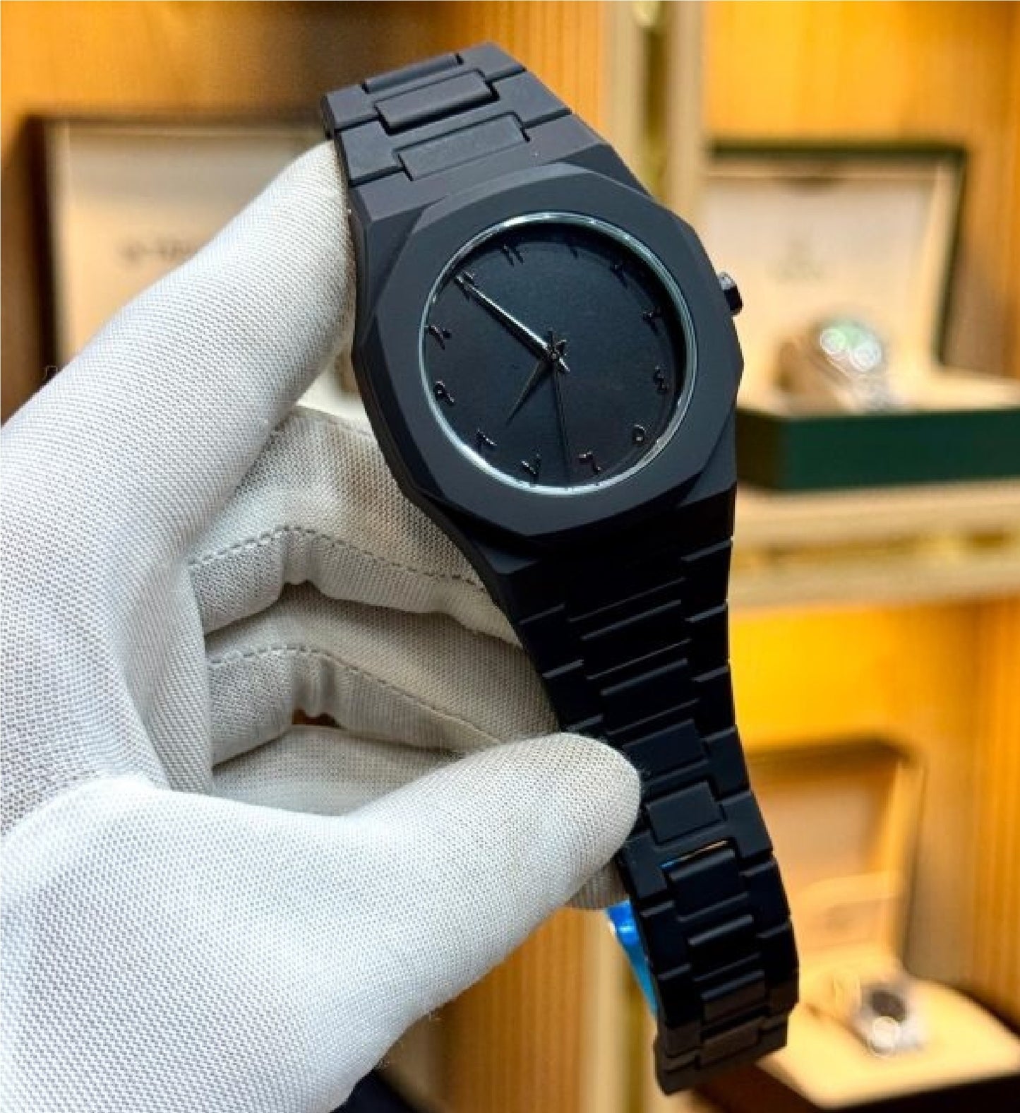 Black Arabic Aura Watch