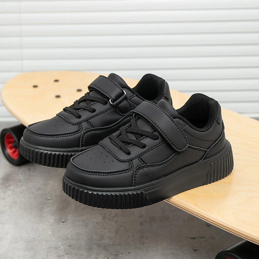Sneakers black comfortable casual shoes