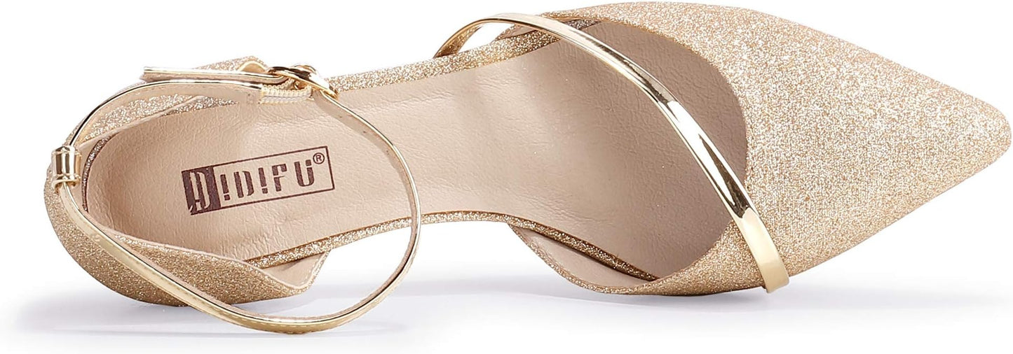 IDIFU Women IN2 Maxine Low Kitten Heels