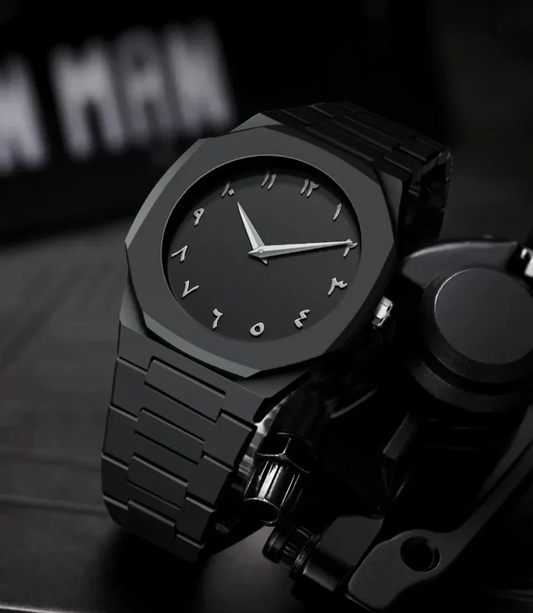 Black Arabic Aura Watch